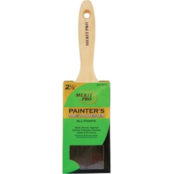 Merit Pro 347 2.5 in. Painters Professional Beavertail Brush 652270003470
